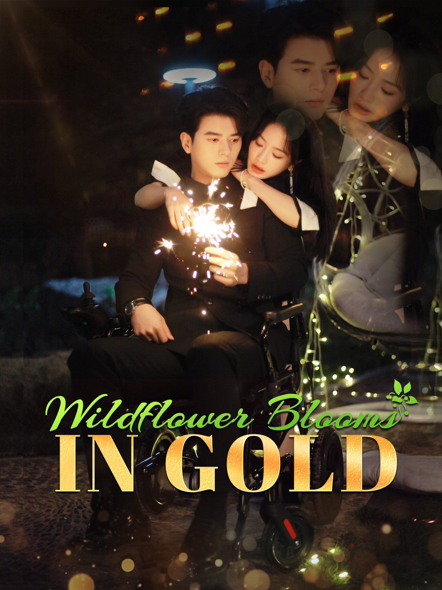 Wildflower Blooms in Gold